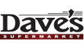 A theme logo of Daves Supermarket